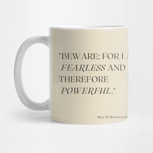 Mary Wollstonecraft Shelley quote Mug